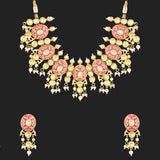Manmayi Pearl Bunches Necklace Set