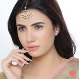 Manmayi Faux Pearls Maang Tika