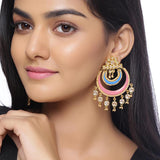 Chandrima Layered Ethnic Hoop Earrings
