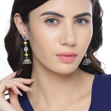 Rabaari Long Drop Jhumka Earrings