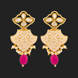 Udaipur Antique Design Faux Kundan Earrings