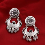 Nayantara Lightly Embellished Brass Drop Earrings