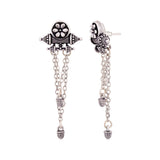 Nayantara Asymmetrical Tassels Drop Earrings
