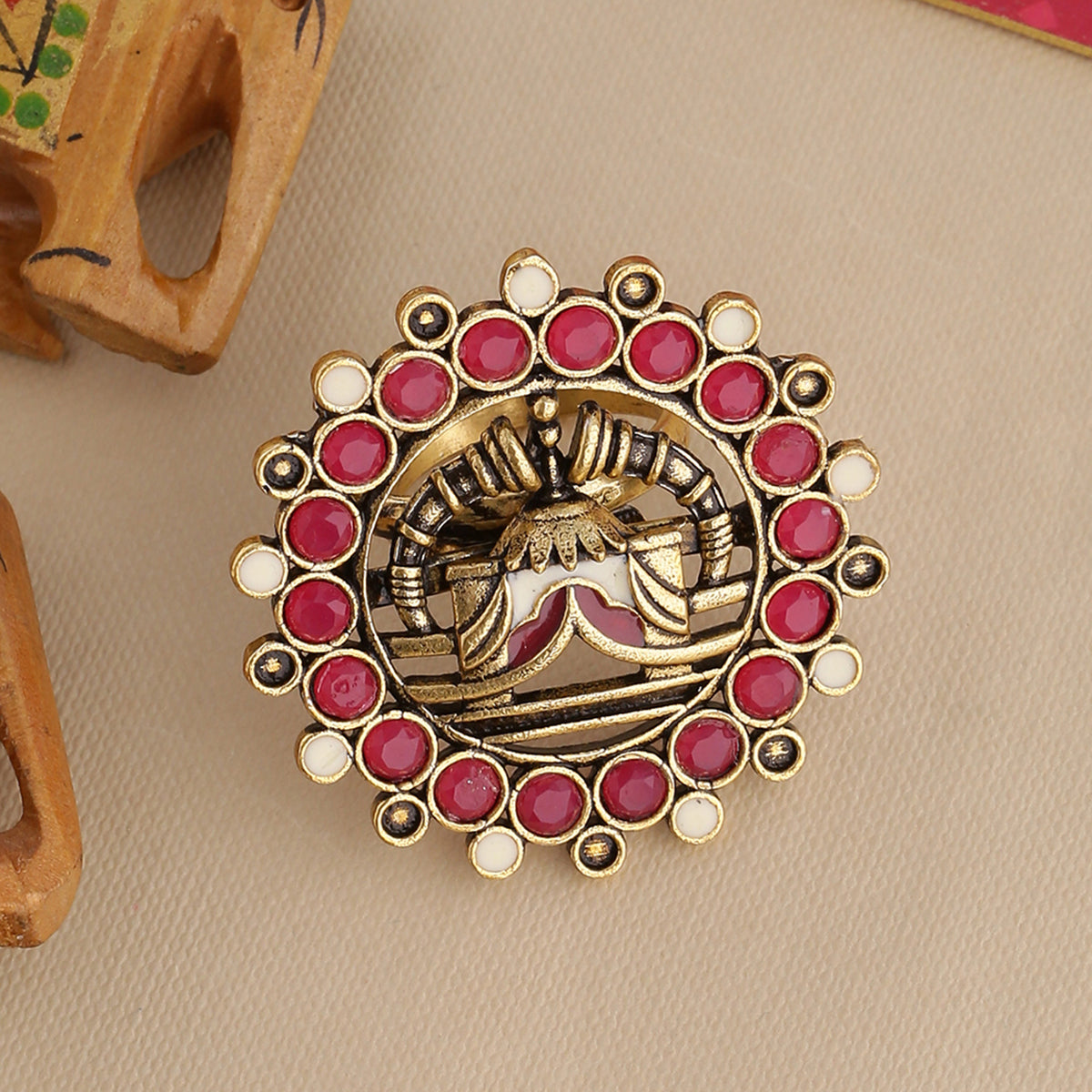 Doli Sringa and Bridal Palanquin Motifs Bracelet