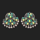 Lehariya Enameled Ethnic Earrings