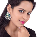 Lehariya Enameled Ethnic Earrings