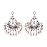 Indigo Affair Chandbali Earrings
