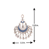 Indigo Affair Chandbali Earrings