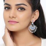 Indigo Affair Chandbali Earrings