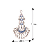 Indigo Affair Chandbali Drop Earrings