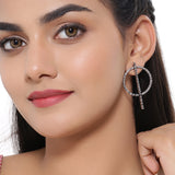 Aztec Bar Circle and Bar Earrings