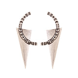 Aztec Bar Half Circle and Triangle Earrings
