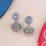 Gwalior Dome Jhumka Drop Earrings