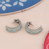 Gwalior Enameled Stud Style Earrings