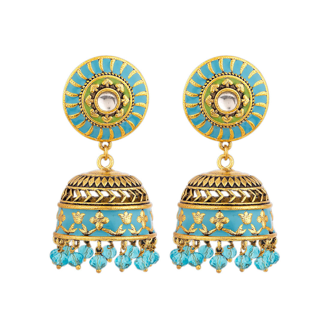 Gwalior Dome Jhumka Earrings