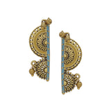 Gwalior Half Circles Gold Toned Earrings