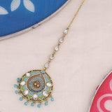 Gwalior Layered Large Circle Maang Tika