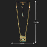 Gwalior Decorative Arch Enameled Necklace