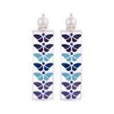 Butterfly Blue Dangler Earrings