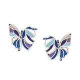 Butterfly Cute Blues Studs