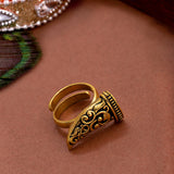 Durga Tiger's Nail Statement Ring