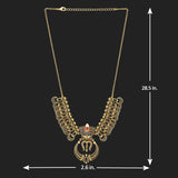 Durga Trishul and Goddess Face Necklace