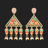 Tahira Festive Trikone Earrings