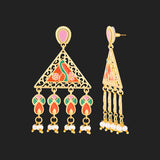 Tahira Festive Trikone Earrings