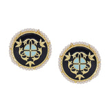 Tahira Royal Black Studs
