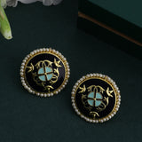 Tahira Royal Black Studs