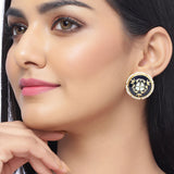 Tahira Royal Black Studs