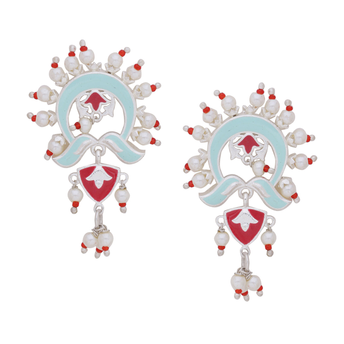 Tahira Sunrise Ruby Earrings