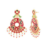 Tahira Glorious Red Stylish Earrings