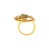 Temple of Love Temple Motif Statement Ring