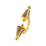 Temple of Love Tribal Motif Open Style Ring