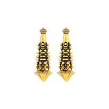 Temple of Love Temple Stairs Stud Style Earrings
