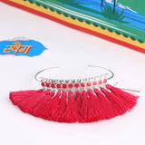 Truck Art Tassels Cuff Bracelet