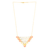Mi Amore Hearts and Bars Necklace