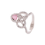 Love Knots Knot and Heart Statement Ring