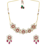 Thikri Jadau Style Necklace Set