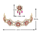 Thikri Jadau Style Necklace Set