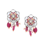 Thikri Floral Stud Style Earrings