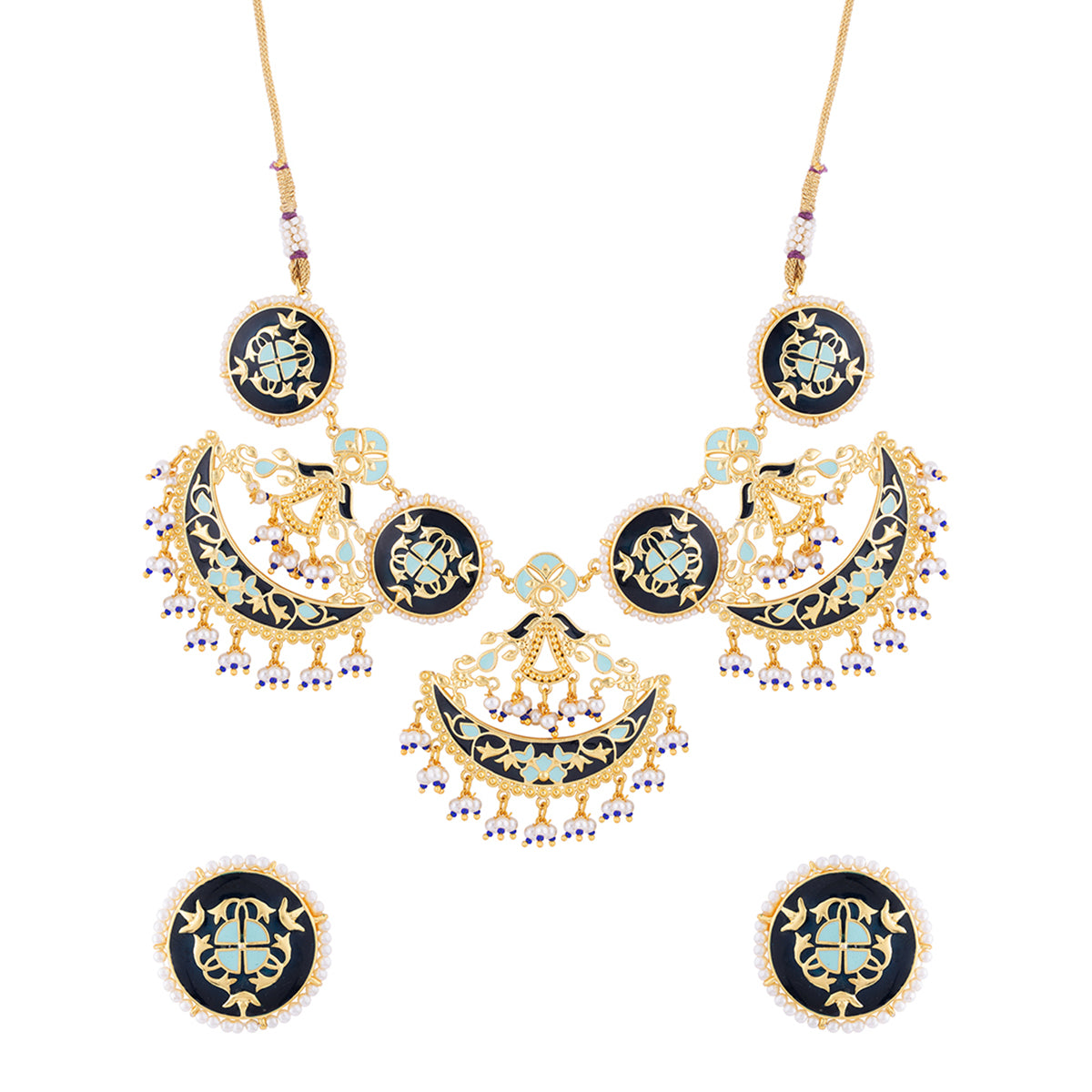 Tahira Heavily Embellished Necklace Set