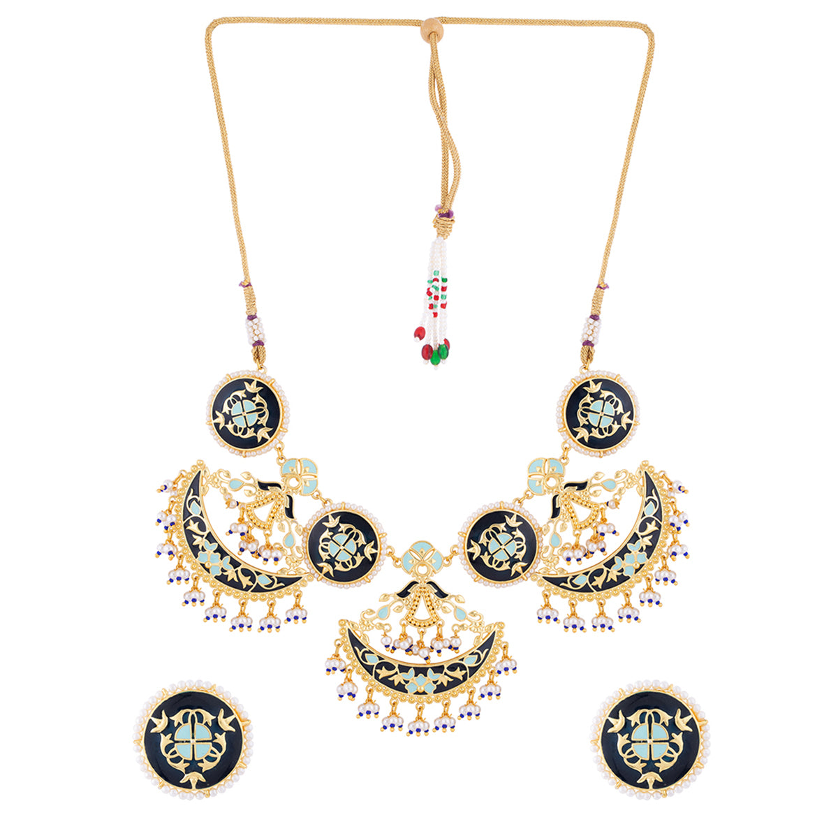 Tahira Heavily Embellished Necklace Set