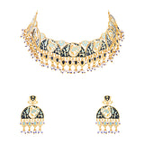 Tahira Cutwork Design Necklace Set