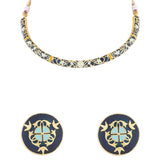 Tahira Bird and Floral Motifs Necklace Set