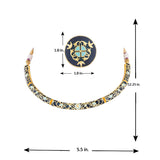 Tahira Bird and Floral Motifs Necklace Set