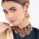 Tahira Traditional Chandbali Necklace Set