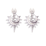 Aham Brahmasmi Shakti and Trishul Earrings