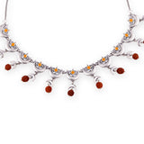 Aham Brahmasmi Rudraksha Beads Adorned Necklace